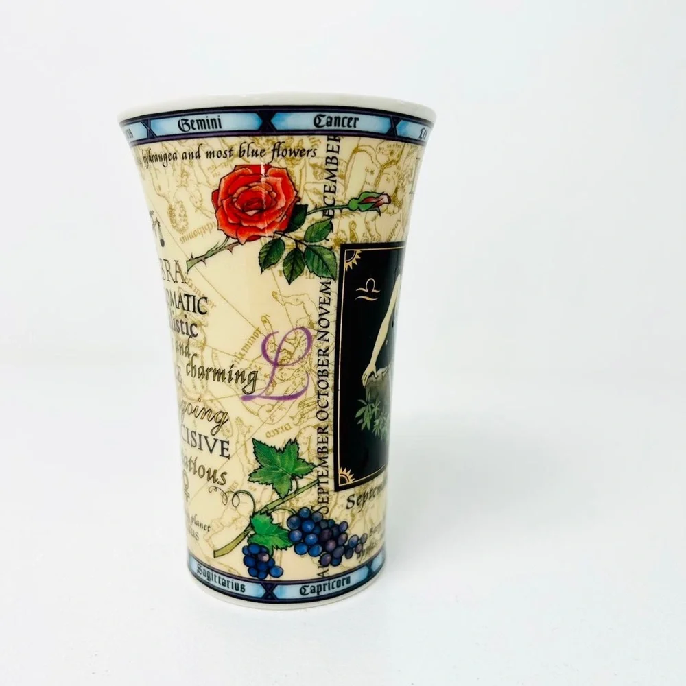 Dunoon scottish Fine Stoneware libra Zodiac Lrg mug Art Design artist JACK DADD - Picture 4 of 8